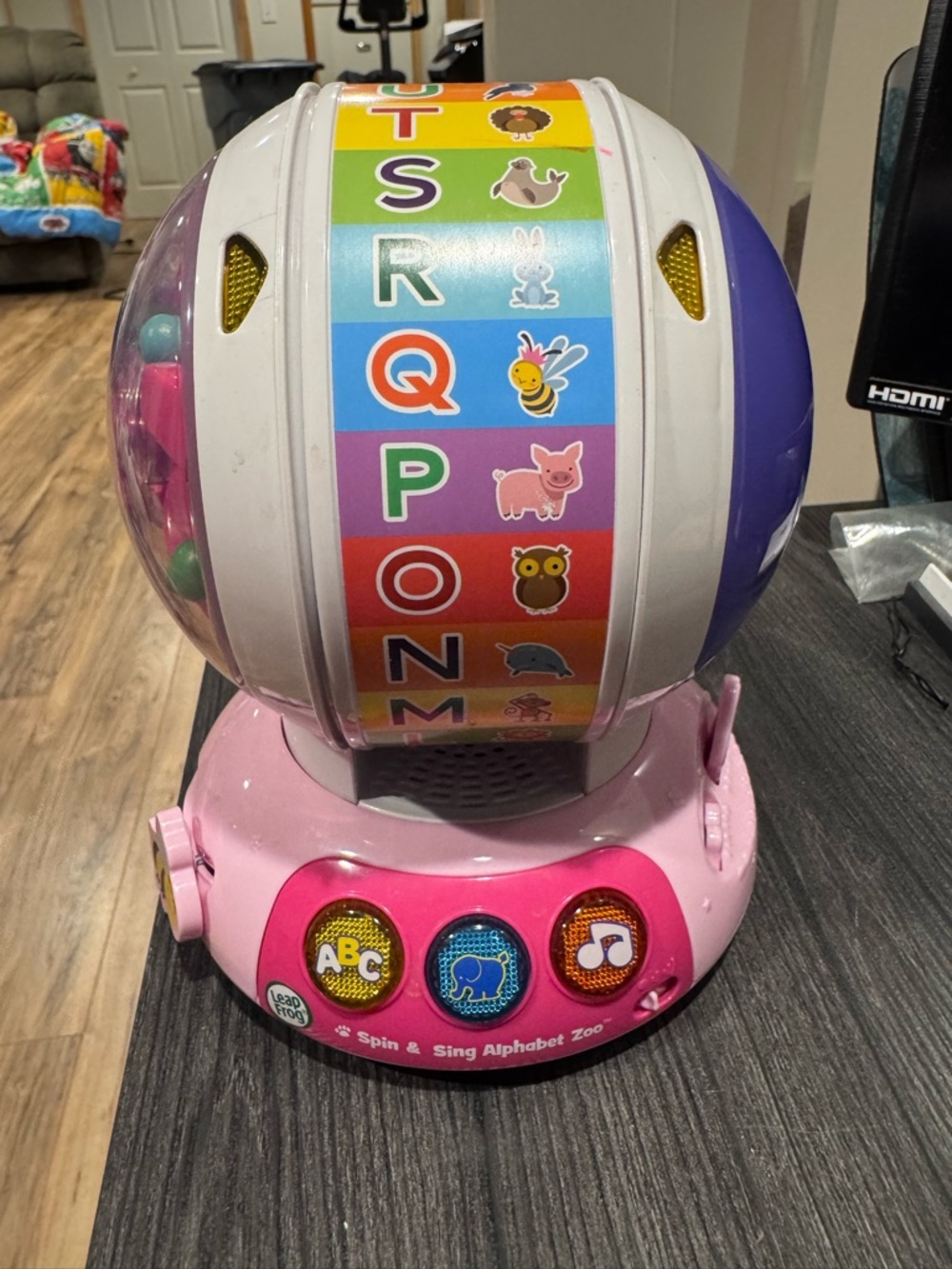 LeapFrog Spin and Sing Pink Alphabet Zoo